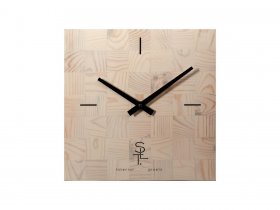Часы настенные SLT 5196 CHESS WHITE WOOD в Эсэ-Хайе - ehseh-hajya.mebel-nsk.ru | фото