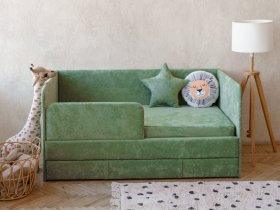 Диван-кровать Happy (зеленый) в Эсэ-Хайе - ehseh-hajya.mebel-nsk.ru | фото