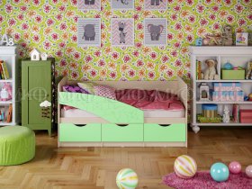 Кровать детская Бабочки 1,8 м в Эсэ-Хайе - ehseh-hajya.mebel-nsk.ru | фото