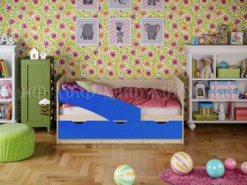 Кровать детская Бабочки 2,0 м в Эсэ-Хайе - ehseh-hajya.mebel-nsk.ru | фото