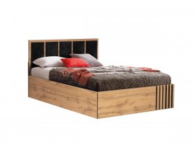 Кровать двуспальная с подъем. мех. 1,6 м Либерти 51.20 в Эсэ-Хайе - ehseh-hajya.mebel-nsk.ru | фото