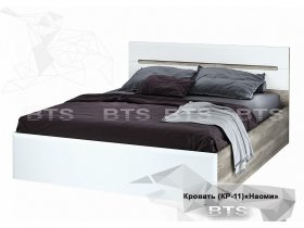 Кровать двуспальная 1,6 м  Наоми КР-11 в Эсэ-Хайе - ehseh-hajya.mebel-nsk.ru | фото