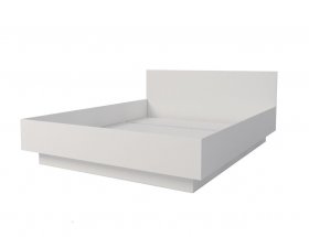 Кровать двуспальная Мебелевс 1,6 м (белый) в Эсэ-Хайе - ehseh-hajya.mebel-nsk.ru | фото