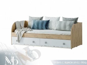 Кровать с ящиками Тренд КР-01 в Эсэ-Хайе - ehseh-hajya.mebel-nsk.ru | фото