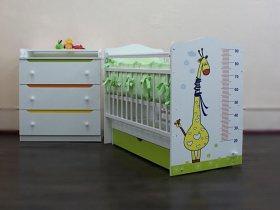 Кроватка детская Жираф с маятником в Эсэ-Хайе - ehseh-hajya.mebel-nsk.ru | фото