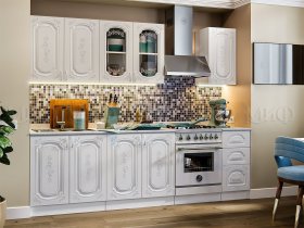 Кухонный гарнитур Лиза-2 (белый) в Эсэ-Хайе - ehseh-hajya.mebel-nsk.ru | фото