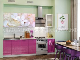 Кухонный гарнитур Вишневый цвет в Эсэ-Хайе - ehseh-hajya.mebel-nsk.ru | фото
