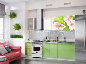 Кухонный гарнитур Яблоневый цвет в Эсэ-Хайе - ehseh-hajya.mebel-nsk.ru | фото