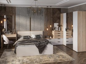 Модульная спальня Норд в Эсэ-Хайе - ehseh-hajya.mebel-nsk.ru | фото