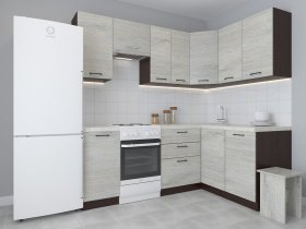 Модульная угловая кухня 1,4м*2,1м Лада (пикард) в Эсэ-Хайе - ehseh-hajya.mebel-nsk.ru | фото
