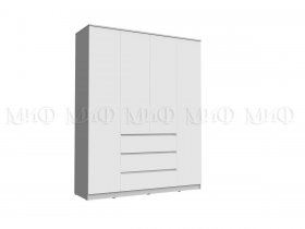 Шкаф 1600 с ящиками Челси (белый) в Эсэ-Хайе - ehseh-hajya.mebel-nsk.ru | фото