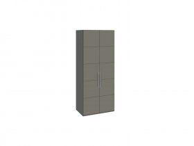 Шкаф для одежды с 2 дверями Наоми (джут/фон серый) СМ-208.07.03 в Эсэ-Хайе - ehseh-hajya.mebel-nsk.ru | фото