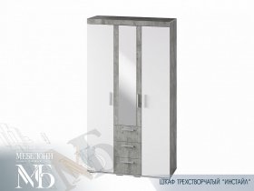 Шкаф трехтворчатый Инстайл ШК-30 в Эсэ-Хайе - ehseh-hajya.mebel-nsk.ru | фото