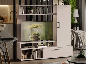 Стенка «Сиена» (кашемир) в Эсэ-Хайе - ehseh-hajya.mebel-nsk.ru | фото