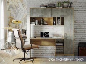 Стол письменный  Техно в Эсэ-Хайе - ehseh-hajya.mebel-nsk.ru | фото
